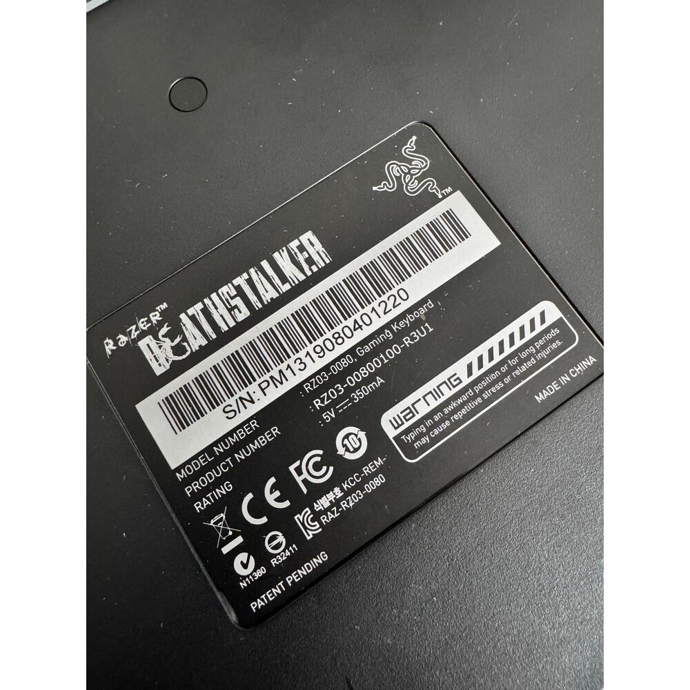 Gaming Keyboard Razer DeathStalker Essential - Picture 5 of 5
